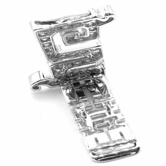 Authentic! Cartier Le Baiser Du Dragon 18k White Gold Diamond Ruby Pin Clip - Picture 8 of 8